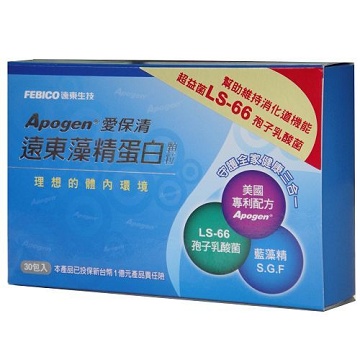 遠東生技Apogen藻精蛋白顆粒(2g/30包) 藻精蛋白/藻藍蛋白