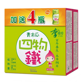 【李時珍】青木瓜四物鐵(12瓶+4瓶/盒)