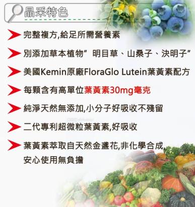 Floraglo專利葉黃素★晶采軟膠囊★超值3入!下殺5折!現省$2640 