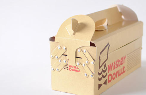 Mister Donut外帶盒大改造，意想不到的豪華功能！