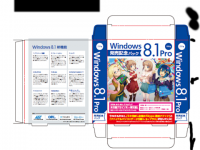 日本微軟的包裝行銷依舊還是很動漫， 限量隨機版 Windows 8.1 限定版限量 8 001 套推出