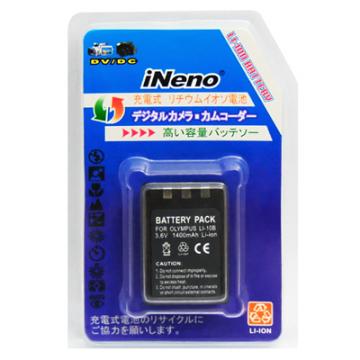 iNeno Olympus LI-10B/LI-12B高容數位相機鋰電池