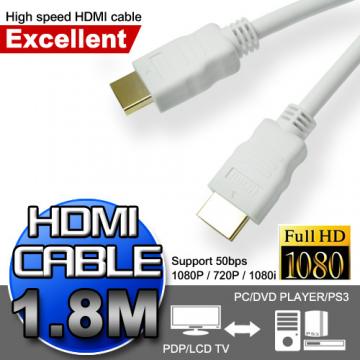 超高畫質HDMI 極速傳輸線(1.8M)