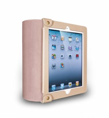 New iPad-卷軸式對開皮套-米駝色