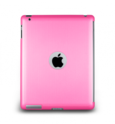 New iPad-Glimmer Series-珠光硬殼背蓋-鐵灰藍