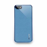 iPhone5 5s- Corium Series-玻纖保護背蓋-天空藍