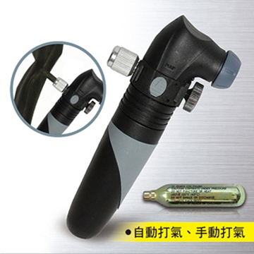 【龍陣】二合一攜帶型CO2打氣筒(鋼瓶充氣+手動充氣)