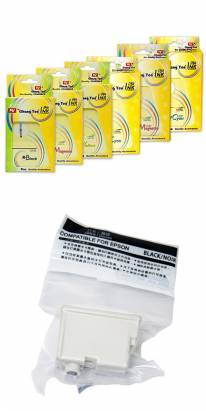 Rv for EPSON T0821+T0822+T0823+T0824+T0825+T0826相容墨水匣台灣RV生產(美國原料)