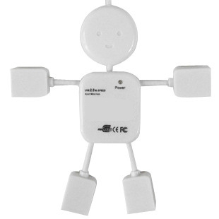 USB人形分線器 集線器(1接4)