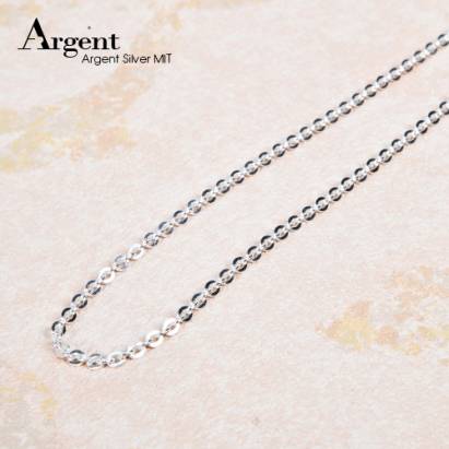 【ARGENT銀飾】單鍊系列「圈圈鍊」純銀項鍊(鍊寬3.0mm)