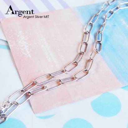 【ARGENT銀飾】手工鍊系列「行跡」純銀項鍊