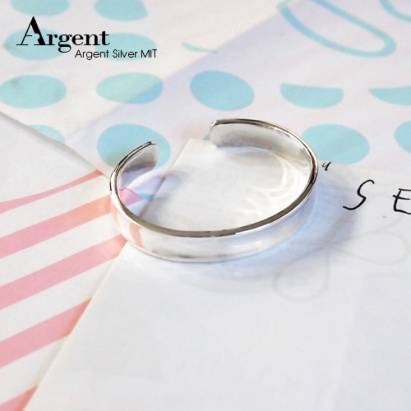 【ARGENT銀飾】手環系列「弧形」純銀手環