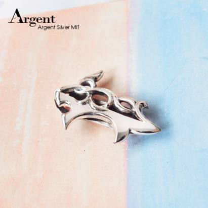 【ARGENT銀飾】配件系列「鯊紋」純銀鈔票夾(染黑款)