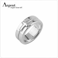 【ARGENT銀飾】造型系列「堅定 細.女 」純銀戒指