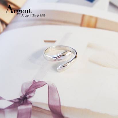 【ARGENT銀飾】造型系列「水滴」純銀戒指