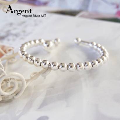 【ARGENT銀飾】手環系列「閃耀連珠」純銀手環