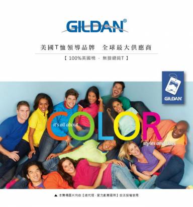 GILDAN 總代理-100%美國棉~亞規成人圓筒短袖素面Thirt (5件)