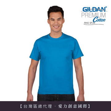 GILDAN 總代理-100%美國棉~亞規成人圓筒短袖素面Thirt (5件)