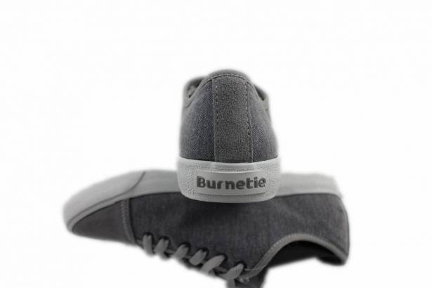 2014春夏新款 Burnetie男款 低筒帆布鞋(灰色)