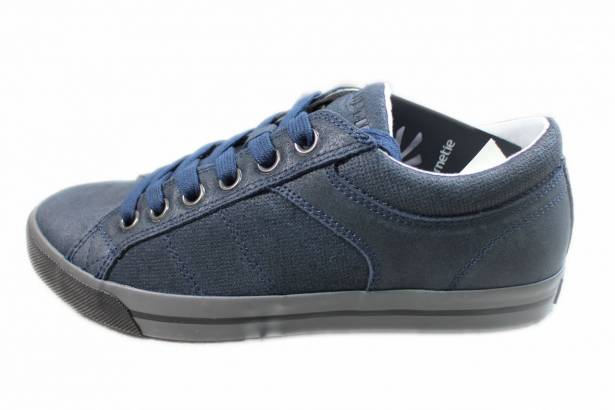 2014春夏新款 Burnetie男款 反毛皮低筒鞋(藍色)