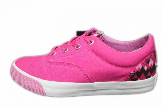 2014春夏新款 Burnetie女款 低筒帆布鞋(粉紅色)