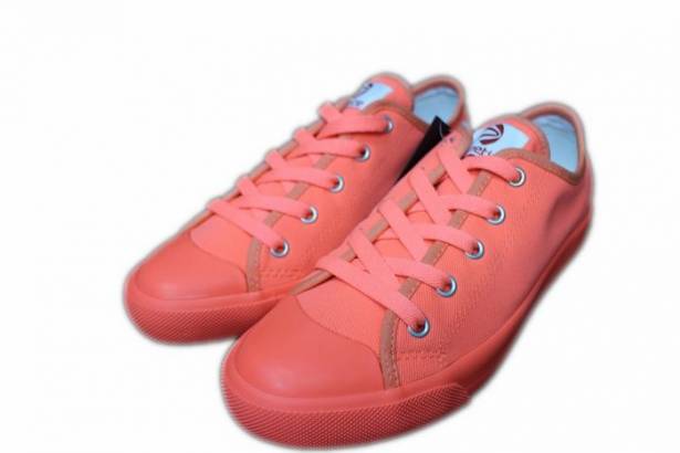 2014春夏新款 Burnetie女款 低筒帆布鞋(橘色)