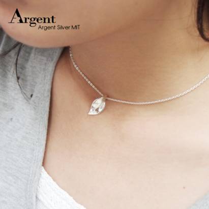 【ARGENT銀飾】造型系列「葉戀(小)」純銀項鍊