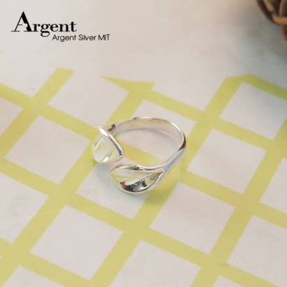  【ARGENT銀飾】造型系列「葉戀」純銀戒指 可搭配同系列項鍊 
