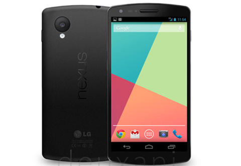 Nexus 5 宣傳照片與規格曝光，將搭載 Snapdragon 800 與 Android 4.4