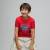 CHEROKEE 男童螃蟹印花短袖T恤 紅