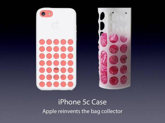 更高深的酸民梗出現了，iPhone 5c手機保護殼原來還有新用途