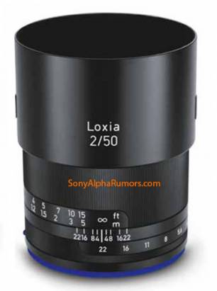 Zeiss 本家針對全片幅 E-Mount 產品線 Loxia 50mm f/2.0 Planar 外觀曝光
