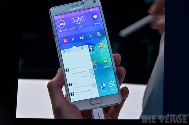 新一代巨屏機王: Samsung 正式發佈 Galaxy Note 4 [圖庫]