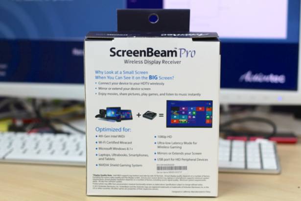 手機、筆電無線投影到電視怎麼用？快來試 Actiontec ScreenBeam mini 迷你無線顯示接收器