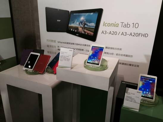 資訊月 2014：Acer 2 in 1 平板筆電 Aspire Switch 系列、7、8、10 吋平板電腦 Iconia 系列新品釋出資訊月展前記者會