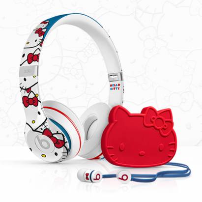 可愛甜美與潮流嘻哈的混搭， Hello Kitty 聯名款 Beats 耳機 Solo 2 、 urbeats 限量推出