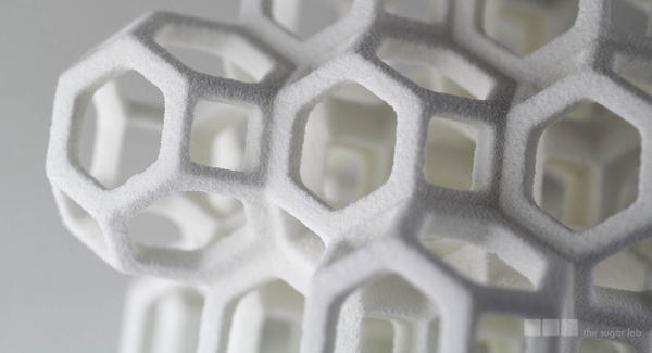 也可以用3D列印來製成糖，有著變化多端的樣貌