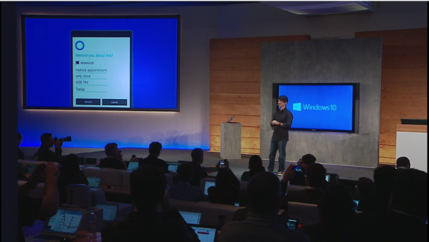 微軟 Windows 10 說明會之一，強調跨平台體驗均一化的服務式戰略