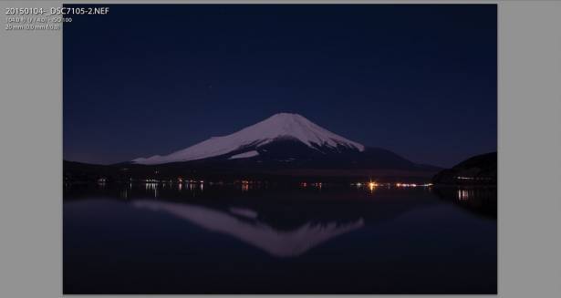 [攝影小教室] 跟我一起做，你也是修圖大師！（一）富士山倒影之山中湖夜景