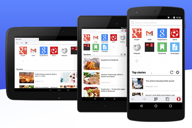 全新大改款 Opera mini for Android 上線，更輕、更快更直覺