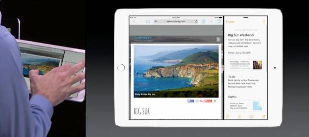 [蘋科技] 毫無疑問的抄襲！iOS 9 新增雙視窗功能，真正實踐「多工運作」