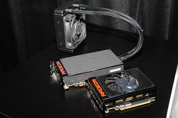 AMD 正式於 E3 發表採用 HBM 記憶體的旗艦卡 Radeon Fury X ，採短卡搭配水冷設計