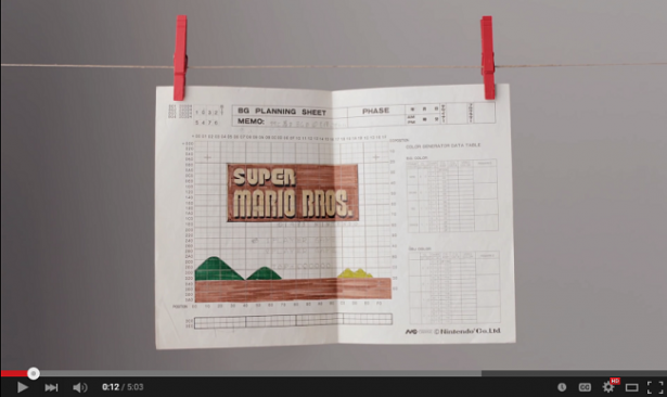 Mario 捲軸遊戲設計原來是從紙上開始，宮本茂與手塚卓志訪談短片
