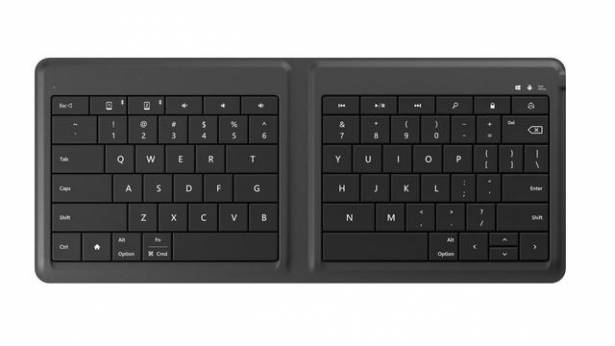 微軟推出全新萬用折疊鍵盤，可跨電腦、平板與手機使用