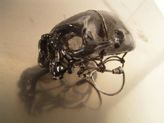 日本珠寶藝術家 Shinji Nakaba 的骷髏頭珍珠項鍊