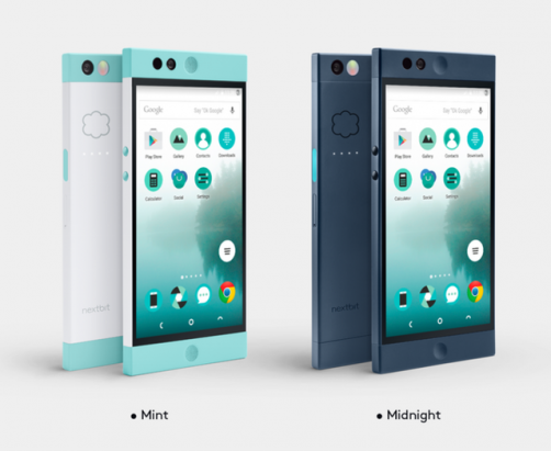 Nextbit 於募資網站推出 Robin 手機，號稱基於雲的儲存空間永遠用之不竭，