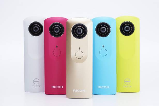 Ricoh 全天周相機 Theta 推出限定香檳金色，僅於限定通路開賣