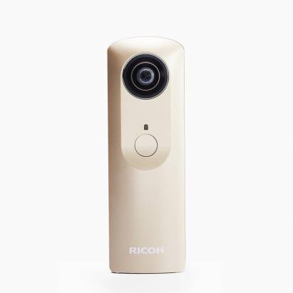 Ricoh 全天周相機 Theta 推出限定香檳金色，僅於限定通路開賣