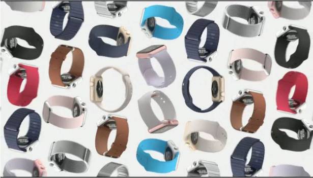 Apple Watch 與愛馬仕合作推出皮革錶帶，運動系列則多了粉紅色錶殼（心）