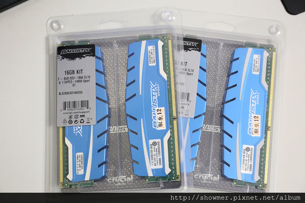 DDR3 的最後時光~ Micron Ballistix D3 1866 8GB*2 KIT 開箱